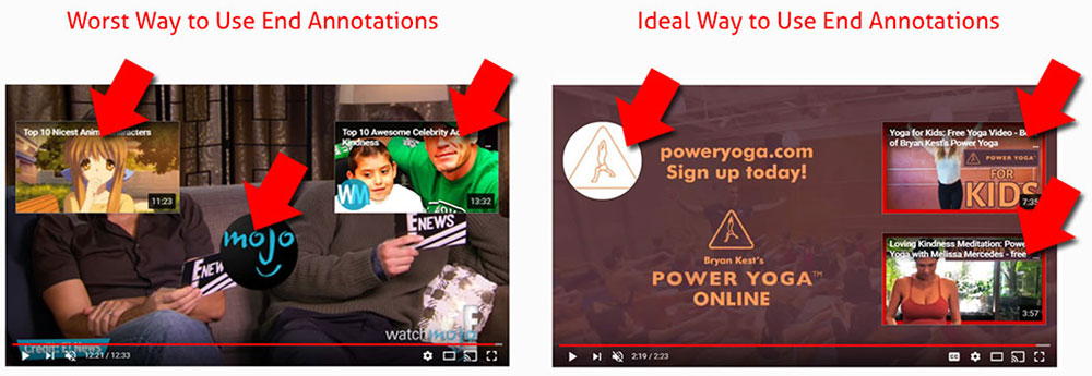 YouTube SEO: End Screen Annotations